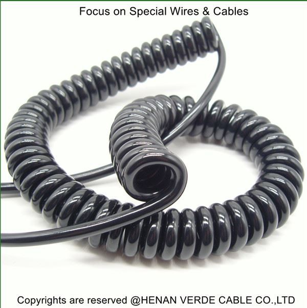 Flexible PUR Spiral Cable in stock