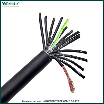 2,5 mm²-es TPE hüvelyes vezérlőkábel